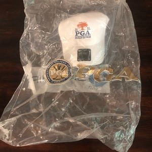 NWT Nike unisex 2021 PGA Ocean Course White Adjustable Polyester Hat